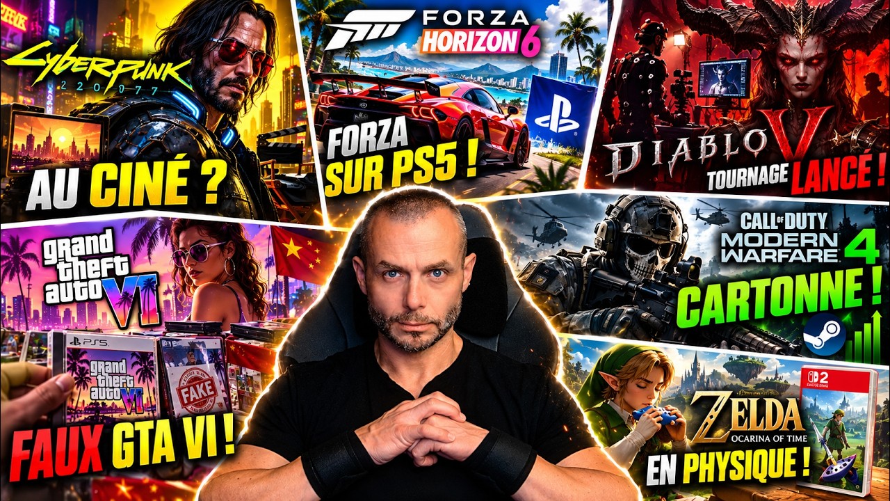 🔥ACTU GAMING DU JOUR (18 Octobre): GTA 6 et CALL OF DUTY devant ZELDA ? ACTIVISION fait POLÉMIQUE !