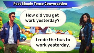 English Practice Conversation for Beginners | Past Tense English Conversation Practice