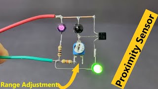 How to Build a Proximity Sensor Circuit with Adjustable Range #zaferyildiz #electronics #led