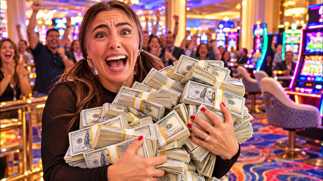 I Hit a MONSTER SIX-FIGURE JACKPOT and the Entire Casino Heard Us SCREAMING!!