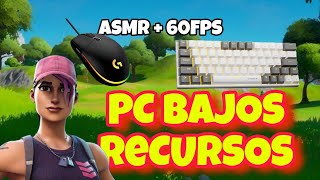 Fortnite 1v1 en PC de Bajos Recursos 🎮 | Sonido de Teclado Eyooso Z11 🔥 (ASMR Gaming)"