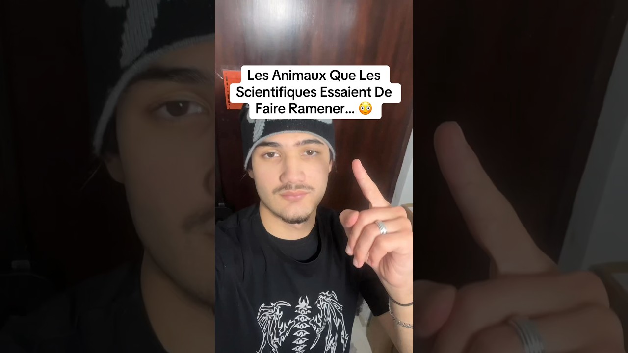 Les Animaux Que Les Scientifiques Essaient De Faire Ramener... 😦 #shorts