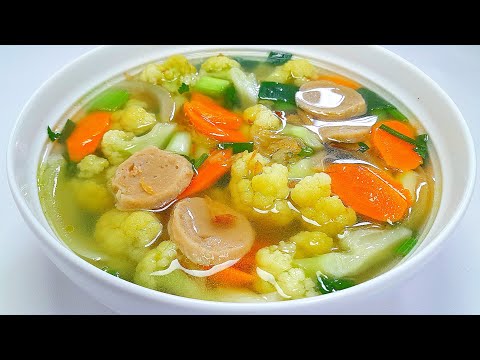 Cara Memasak Sup Wortel Kentang Dan Bunga Kol