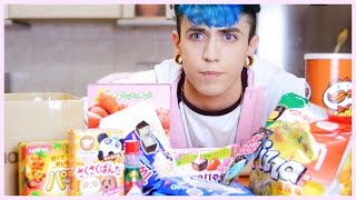 PROBANDO DULCES JAPONESES  Y AMERICANOS