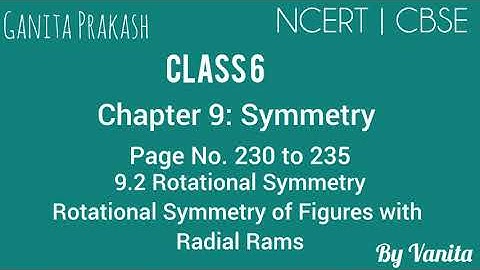 Class 6 | Maths | NCERT | CBSE | Ganita Prakash | Chapter 9: Symmetry | Page230 to 235 Introduction 