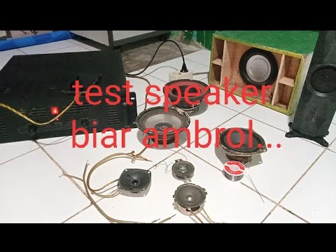 speaker terbakar