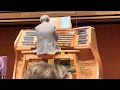 Xaver Varnus plays “something Hungarian” as encore on the Palace of Arts Budapest organ