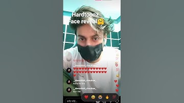 hardtoonz face reveal ho gya 100% real  #shorts #facereveal