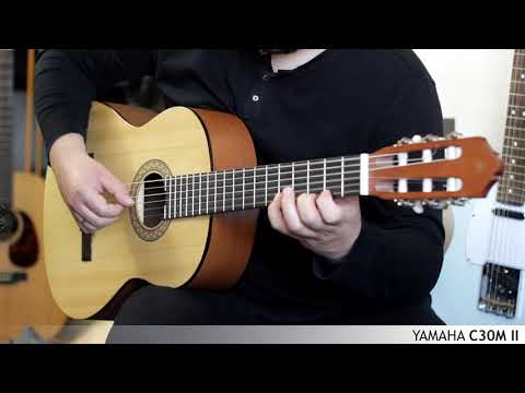 Yamaha C30M II classical guitar :: Demo, Soundcheck