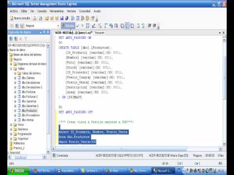 Vistas en SQL Server - YouTube