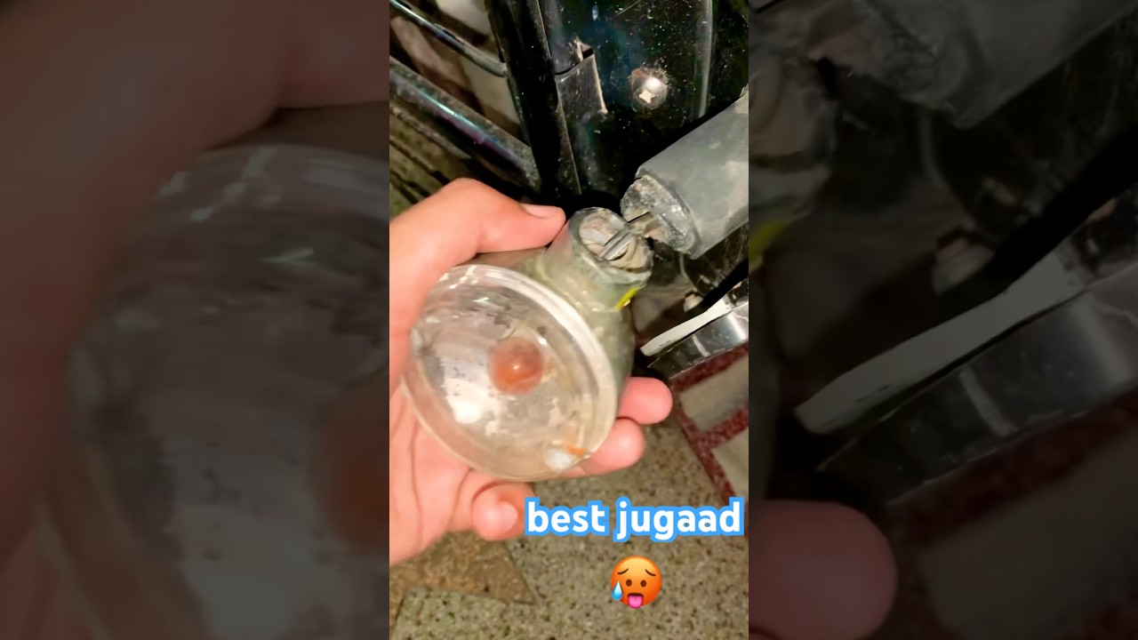 Ab ghar par thik kare apni bike ka indicator 🥵🔥