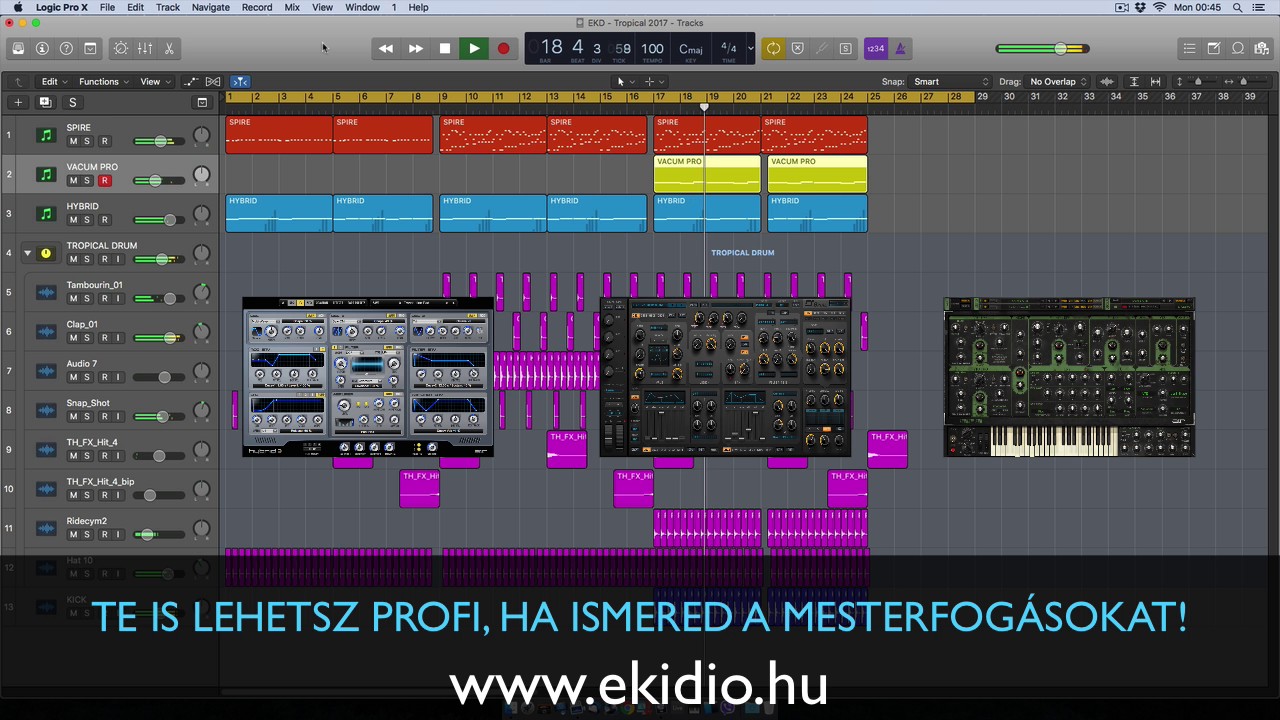 Tropical with Logic Pro X