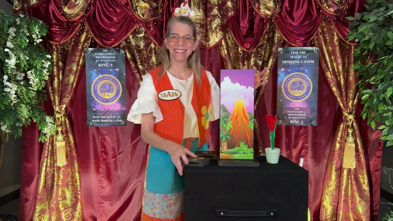 Silly Jilly the Magician Performs Her Children's Magic Show for the St. Louis Magic Club.