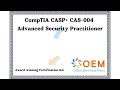 CompTIA CASP+ CAS-004 Advanced Security Practitioner E-Learning Training DEMO