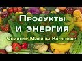 Cеминар Марины Каганович  "Продукты и энергия"