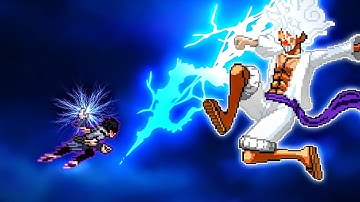 Sasuke Final OP (New) VS Wano Luffy V4 OP (all form) in Jump Force Mugen