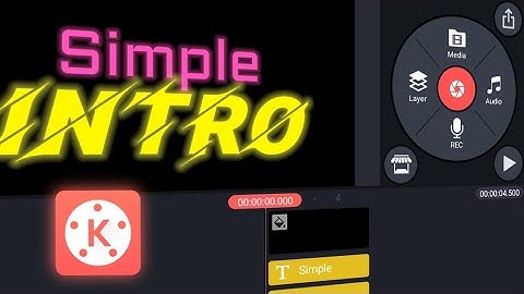 How To Make An Easy Youtube Intro | Kinemaster Editing Tutorial | Video Editing Tricks