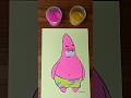 sand painting Patrick #sandasmr #sandart #satisfying #short #patrick #bobsponge