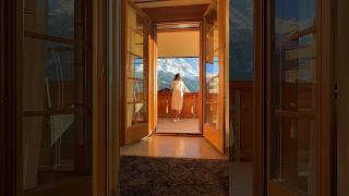 Post ski-routine in Grindelwald, Switzerland ❄️ #luxuryhotels #grindelwald #switzerlandbeauty