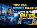 PGCET 2026 | Computer Awareness | Most Repeated Questions (#MBA/#MCA Exam Booster) #pgcet2036