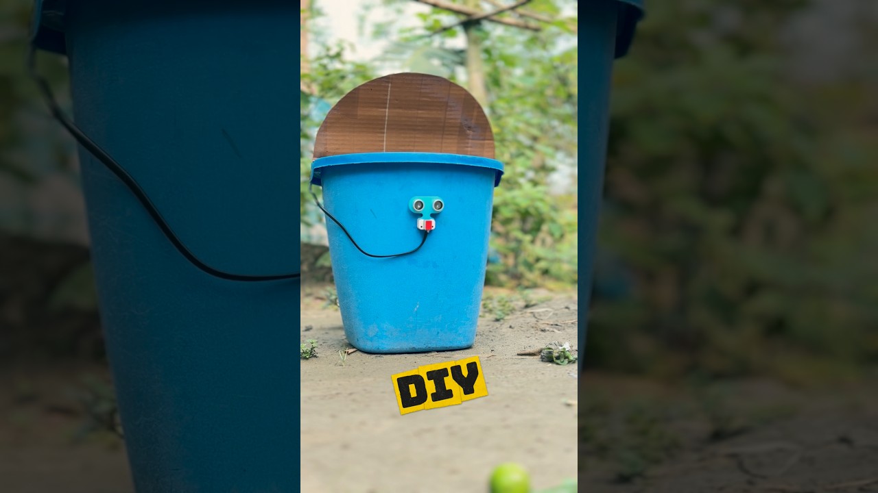 Automatic Dustbin 🚮 🔥| #shorts #bituexperiment