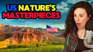 Spanish Girl Reacts to Nature's Masterpieces. 10 Most Naturally Beautiful States