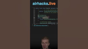 Why Class.newInstance is deprecated? #java #shorts #coding #airhacks