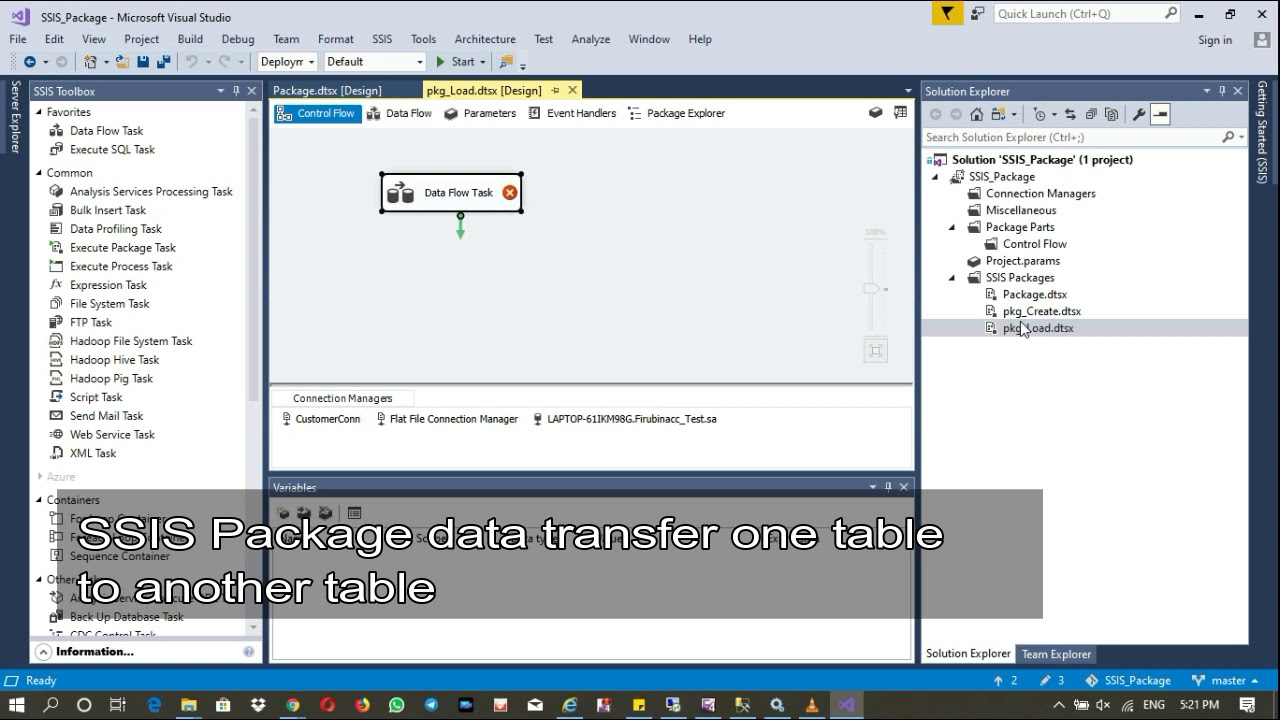 Ssis Package Deploy To Sql Server Ssis Youtube