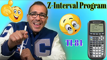 How to use the Z-Interval program on the TI-84 Calculator