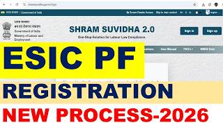 EPF & ESIC Registration 2026 | Shram Suvidha 2.0 Portal Complete Process 2026 | Shram Suvidha 2.0