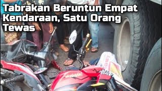 Tabrakan Beruntun Empat Kendaraan di Jombang Sebabkan Satu Orang Tewas Terlindas Truk Tronton