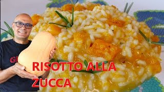 RISOTTO  alla  ZUCCA  ricetta risotto con la zucca riso e zucca e rosmarino