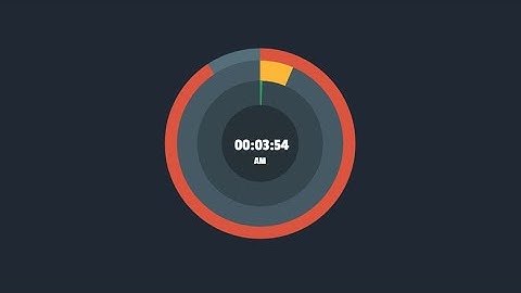 Анимация часов с использованием HTML CSS