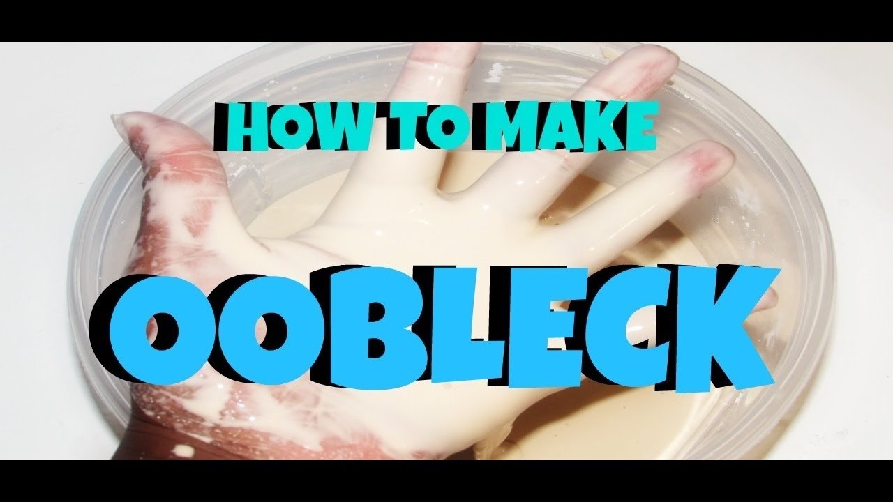 How To Make OOBLECK - Short Tutorials #1 - YouTube