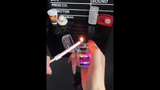 Creative and unique transparent arc gradient color lighter for boyfriend