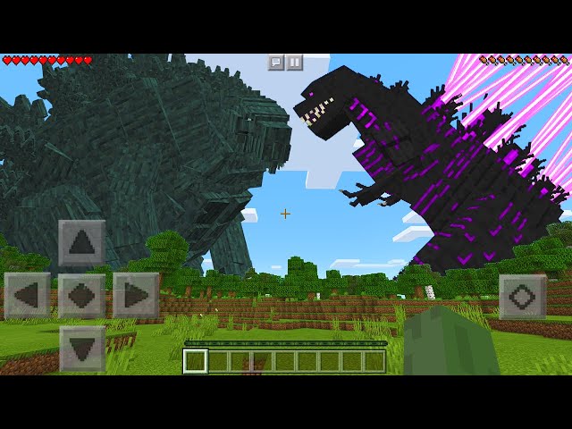 I Found SHIN GODZILLA vs GODZILLA EARTH in Minecraft Pocket Edition...
