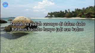 Sakik Jo Denai Sanang Jo Urang - Ghina Aulanda  (lirik Lagu) | nyalo baro usahlah padamkan