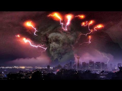 Don't watch if you're sick: Scary night in the Gaza Strip! Storm and lightning