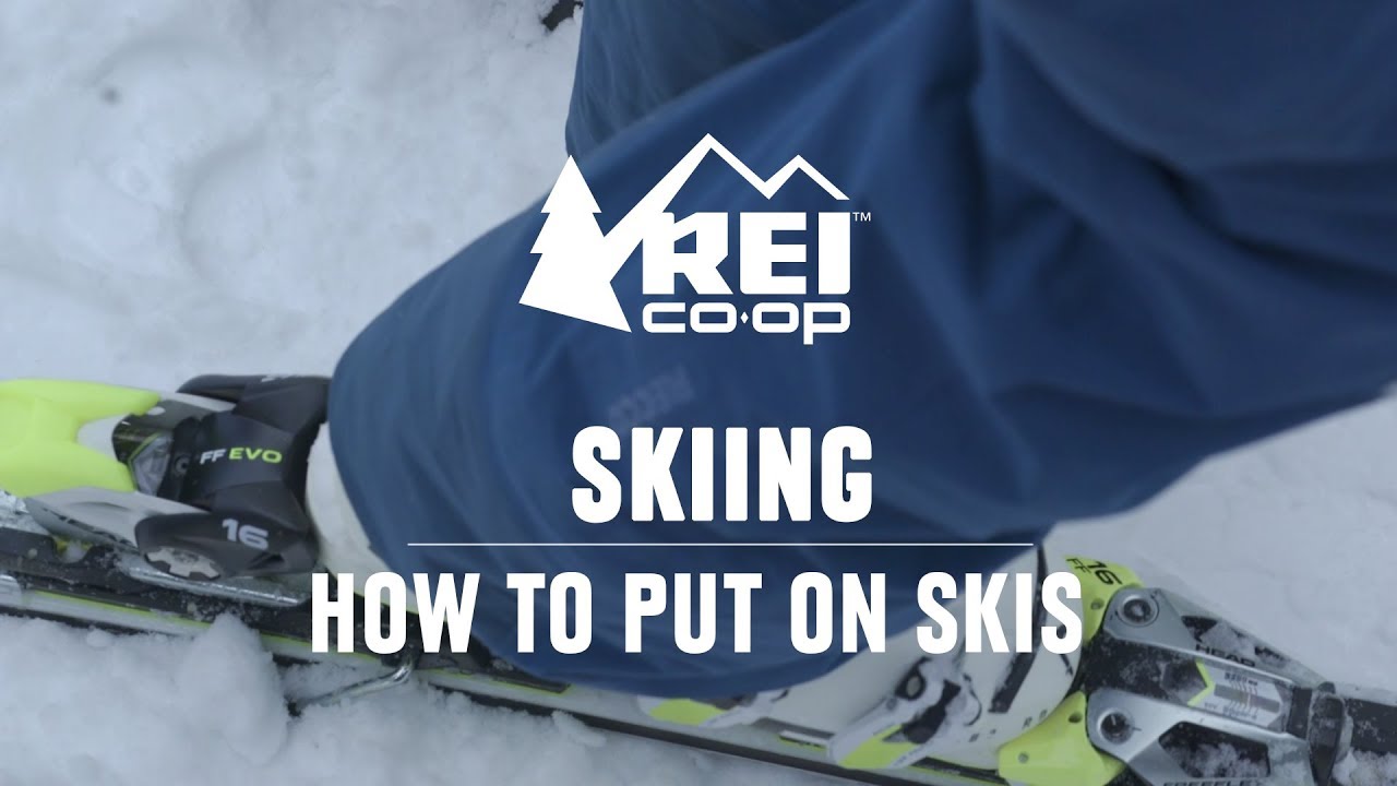 ⁣How to Put on Skis || REI