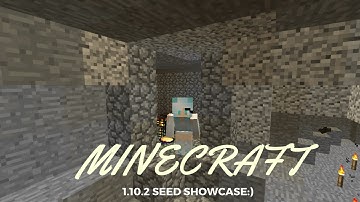 ✔MINECRAFT 1.10.2 NOTCH APPLE IN DUNGEON NEAR SPAWN