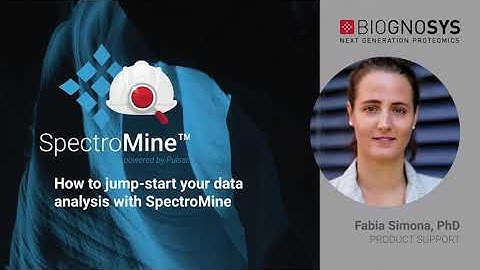 SpectroMine Tutorial - How to jump-start your data analysis