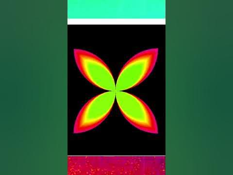 Python turtle graphics code to draw a butterfly pattern. - YouTube