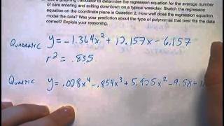 SPHS Pre-AP Algebra 2: Regression and Polynomials