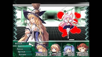 Labyrinth of Touhou - Floor 12F Eientei Trio Boss Fight