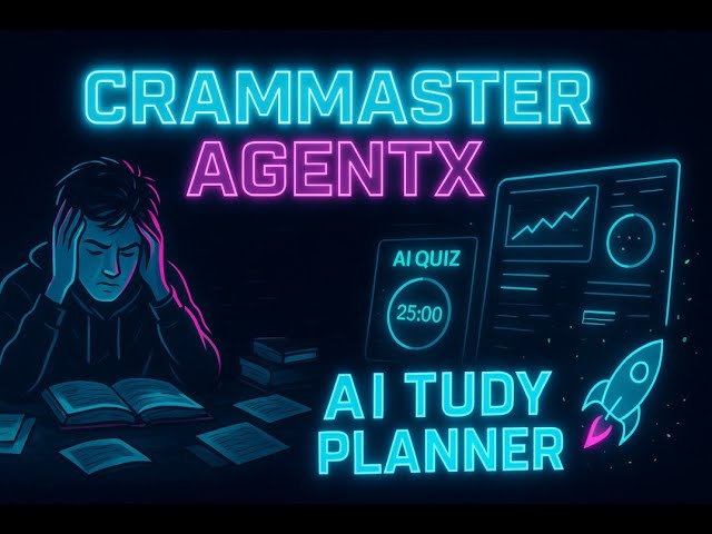 ⚡ AI-Powered Study Assistant | CramMaster AgentX (Built with TiDB + Groq)