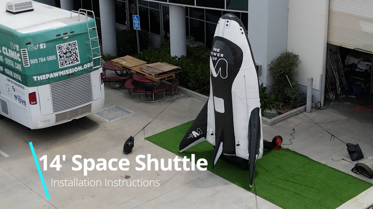 14' Space Shuttle Installation Instructions - YouTube