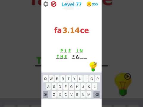 Dingbats - Word Trivia - Level 77