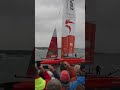 "It nearly got a bit too fruity!" 😮 #SailGP #sailing #racing