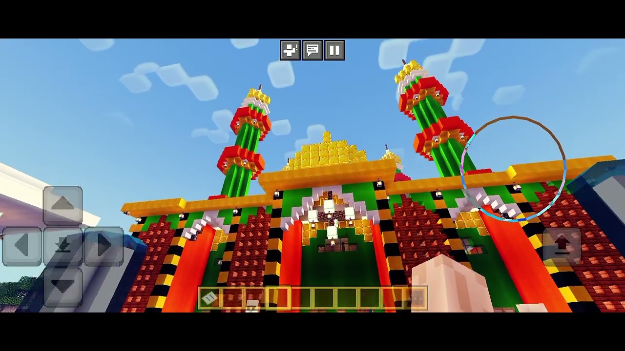 TARHIM MERDU SEBELUM KUMANDANG ADZAN DI MASJID BESAR BAITUL MAKMUR DI MINECRAFT 