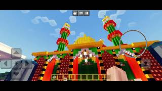 TARHIM MERDU SEBELUM KUMANDANG ADZAN DI MASJID BESAR BAITUL MAKMUR DI MINECRAFT 